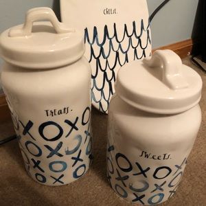 Rae Dunn sweets and treats canister set